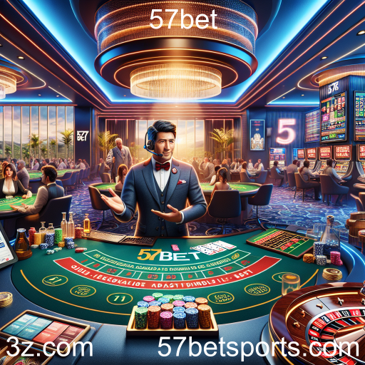 Experiência Imersiva com Dealer Ao Vivo no 57bet